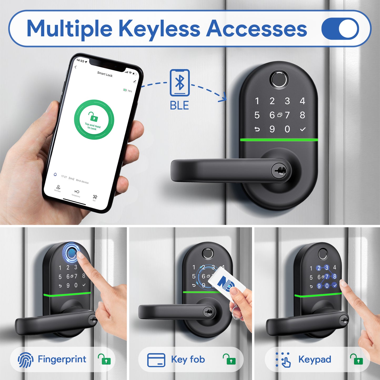 NICE DIGI Smart Door Lock with Handle