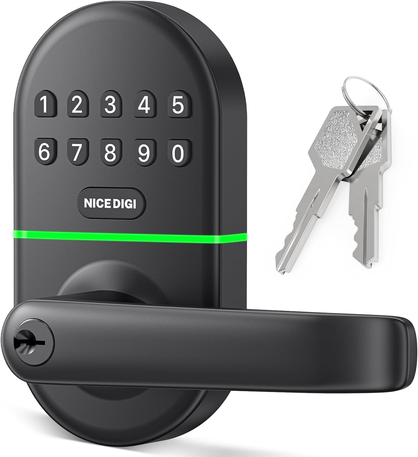 Smart Keypad Digital Door Lock with Handle