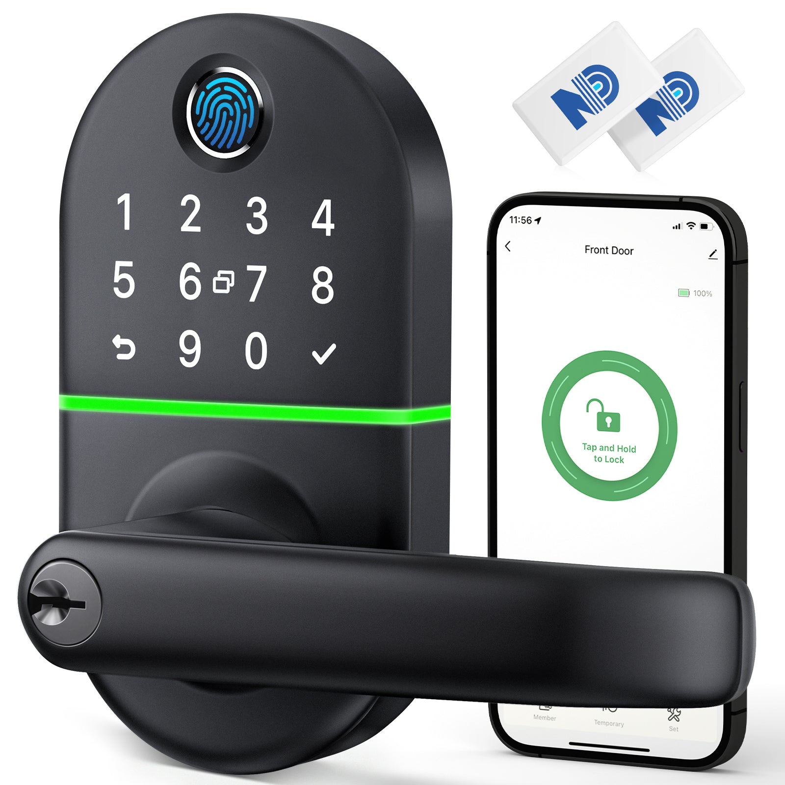 Digi Lock Graph NICE DIGI Smart Door Lock with Handle