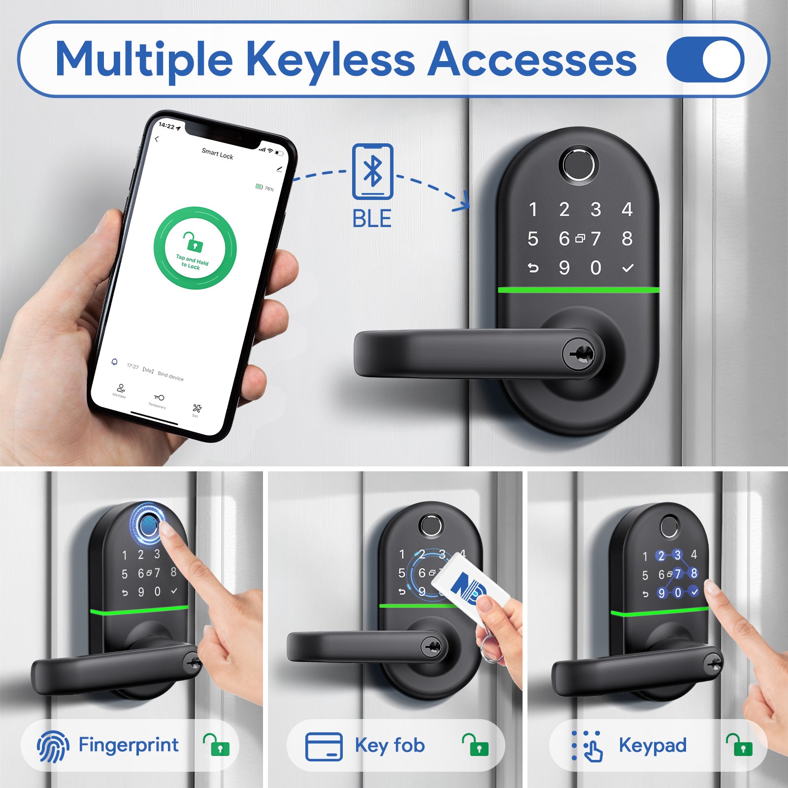 NICE DIGI Smart Door Lock with Handle